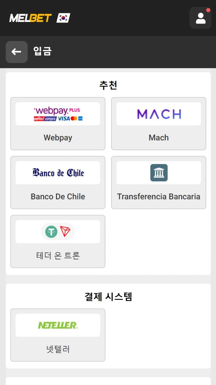 Melbet에서 보너스를 받기 위해 편리한 입금 수단을 선택하고 충전하세요.