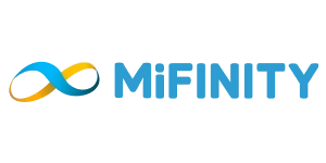 Mifinity 로고.
